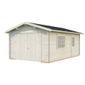 Garage Roger 19,8 m² med træport Palmako