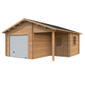Garage Roger 28,1 m² med tag-skydeport Palmako