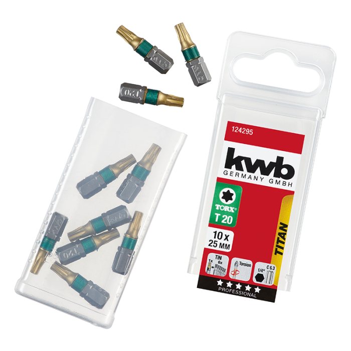 Titanbits Torx 10-pak Kwb