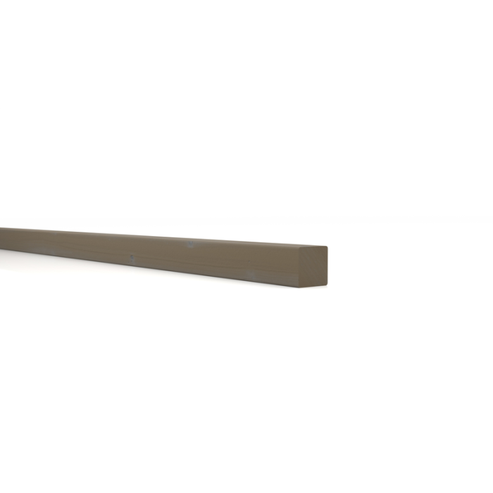 Ribbe til Stakit Öckerö Linax Grå 1490x46x45 mm Jabo