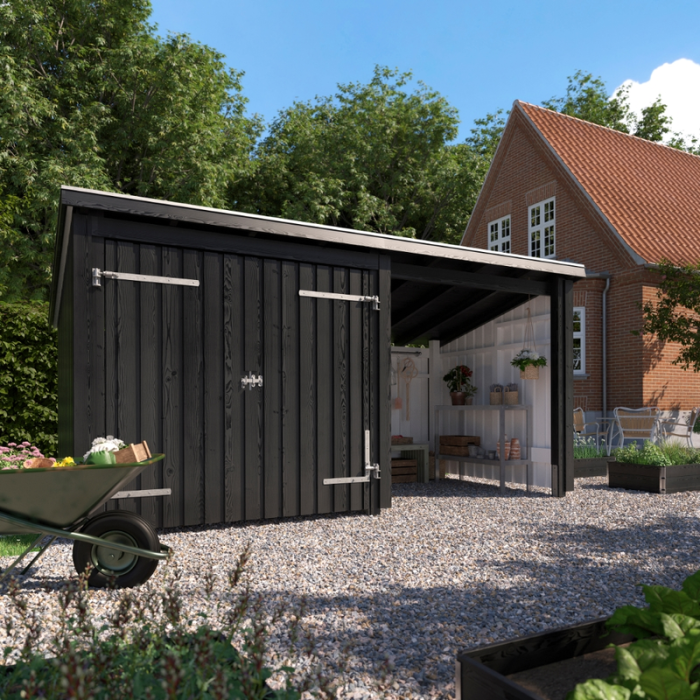 Havehus Nordic Multi 9,5 m2 2 Moduler Dobbeltdør PLUS