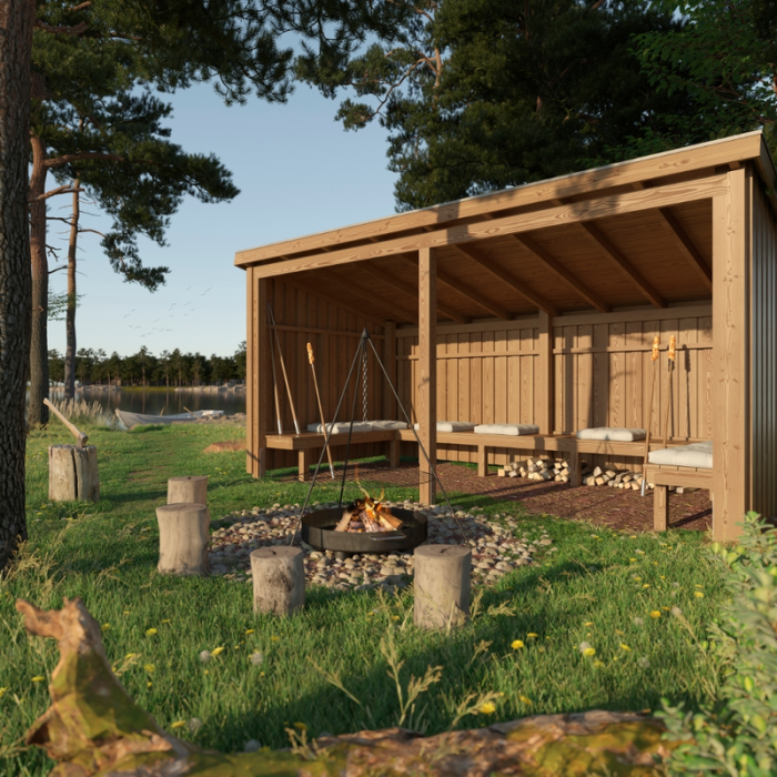 Eldhus Nordic 9,5 m2 PLUS