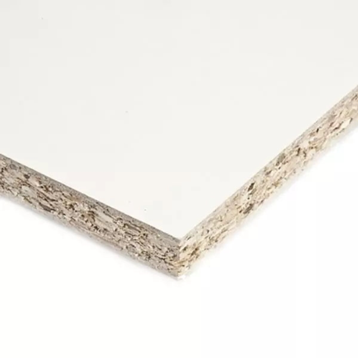 Melamin spånplade hvid 2 sider 16 mm, 122x250 cm NPI