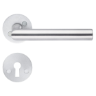 Indendørsgreb B236 Lige Rund Lige Børstet rustfrit stål Beslagsboden