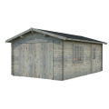 Garage Roger 19,8 m² med træport Palmako