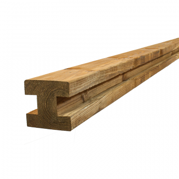H-STOLPE BRUN NTR A 90X90 MM