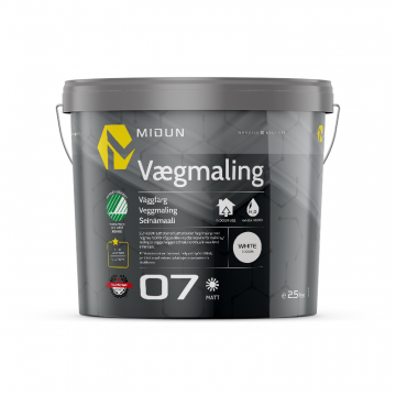 Vægmaling Hvid Mat