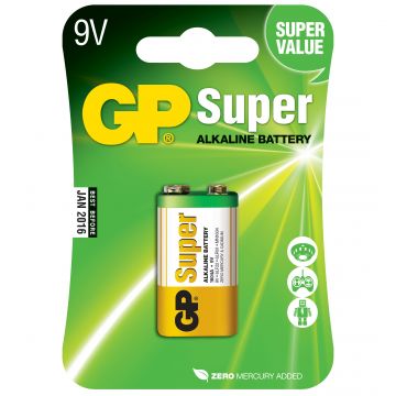 Batteri GP Super Alkaline 9 V