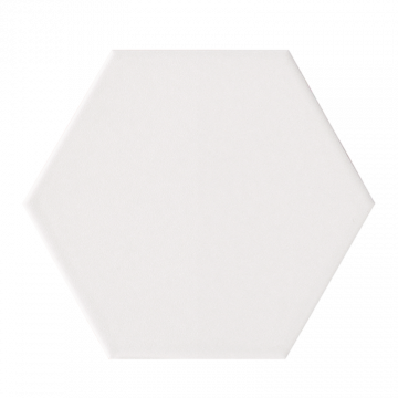 FLISEPRØVE HEXAGON TWIST WHITE 14,2X16,4