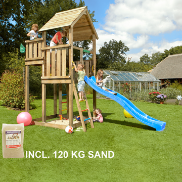Legetårn Palace Med Sand Jungle Gym