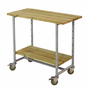 Urban-plante-/grillbord med hylde PLUS