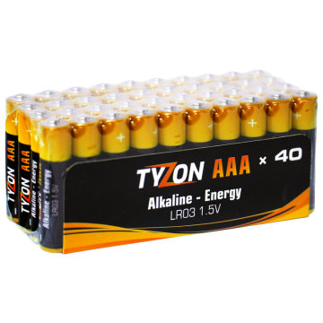 Batteri Aaa 40-pakke TyZon