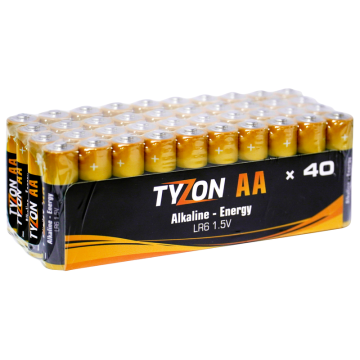 Batteri Aa 40-pakke TyZon