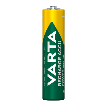 Batteri Aaa Genopladelig 800 mAh 4-pack Varta