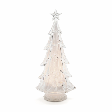 Grantræ med belysning Akryl varm hvid LED roterende 37 cm Gnosjö Konstsmide