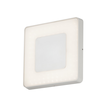 Væglampe Ute Carrara Square HP-LED 25W hvid Gnosjö Konstsmide