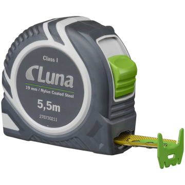 Målebånd Tryklås klasse I Luna Tools