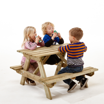 Bord-/bænkesæt 91 cm Trykimprægneret træ til børn NORDIC PLAY Active