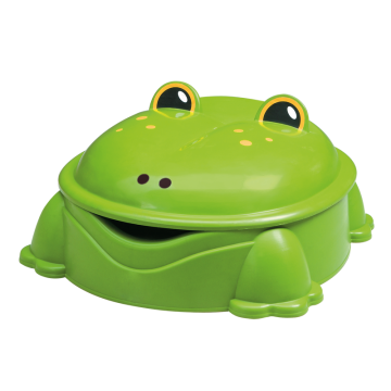 Sandkasse Freddy the Frog i plastik med låg Paradiso Toys