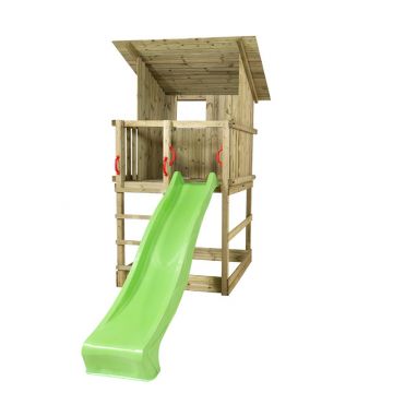 Legetårn Play med rutsjebane og tag Plus