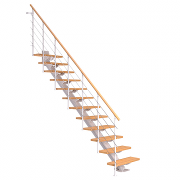 Sparetrappe Style6 Sydney Eg Hvid-Olieret Lige Hvid Dolle