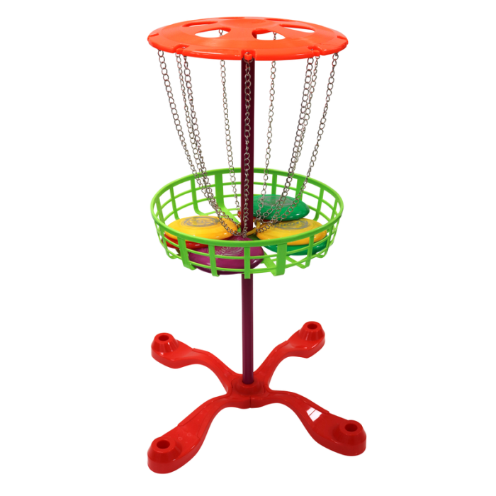 Frisbee Golf med 8 frisbees Play>it (68713485) Byggmax.dk