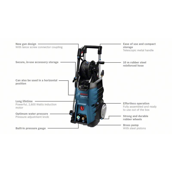 Högtryckstvätt GHP 575X Bosch Power Tools (68718286) Byggmax.dk