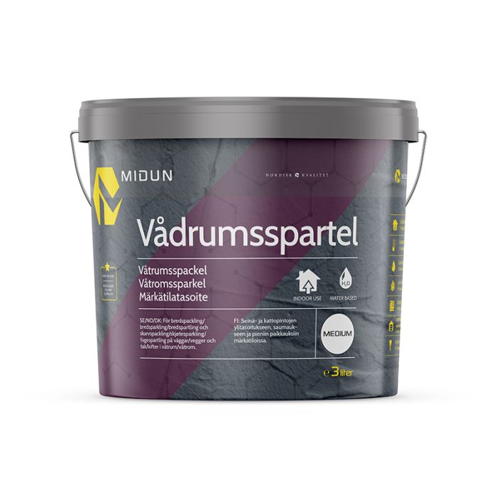 Vådrumsspartel 3 l Midun