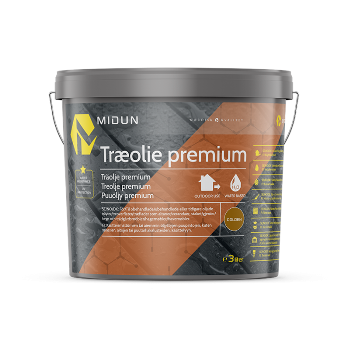 Midun Træolie Premium Gylden