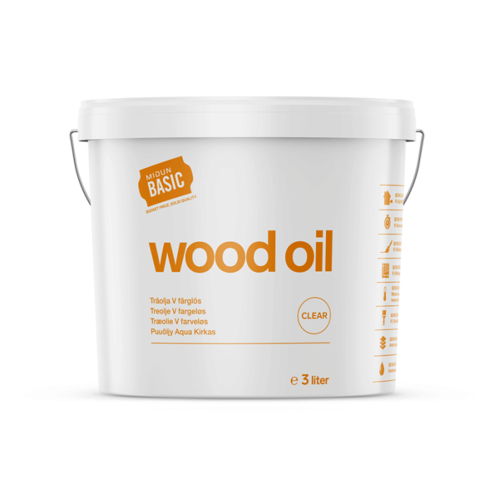 Træolie 3L Midun Basic