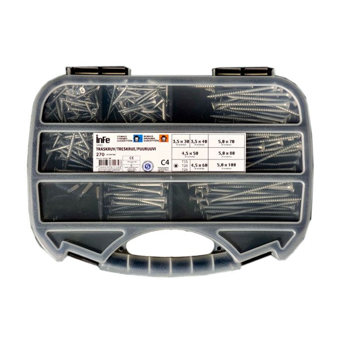 Træskrue C4 sortimentskasse