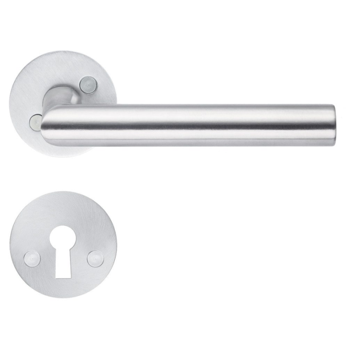 Indendørsgreb B236 Lige Rund Lige Børstet rustfrit stål Beslagsboden