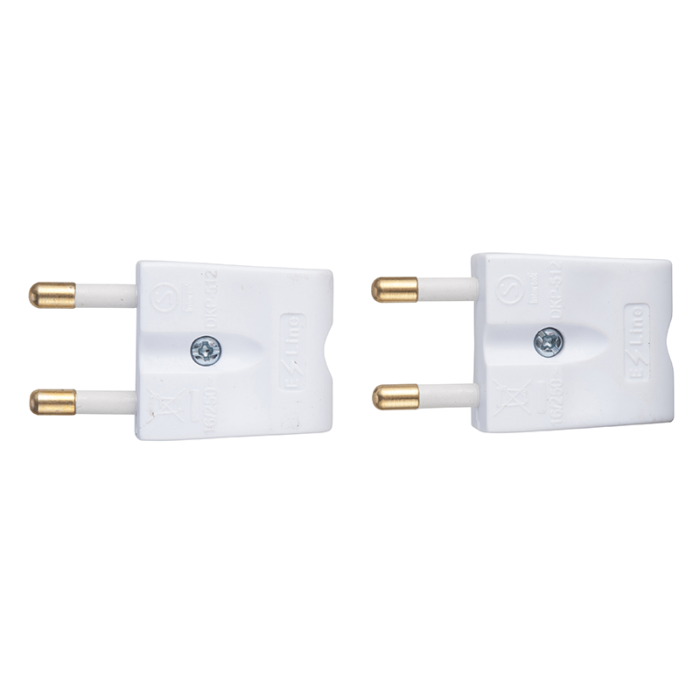 E-LINE+ STIKPROP FLAD U/J 2-PAK HVID