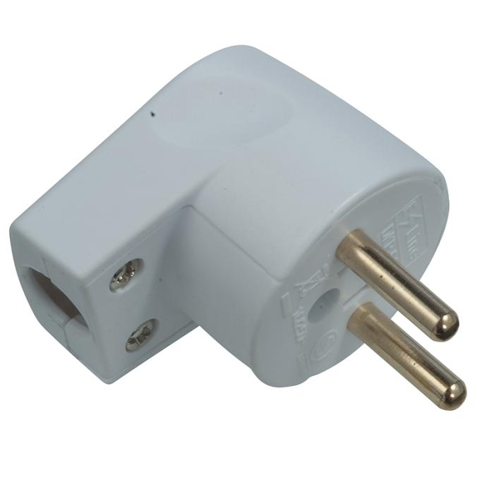 E-LINE VINKELSTIKPROP RUND U/J HVID