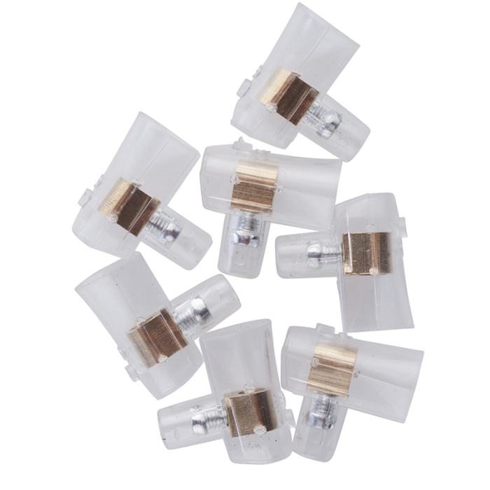 SAMLEMUFFE 2,5MM² 6 STK NEUTRAL