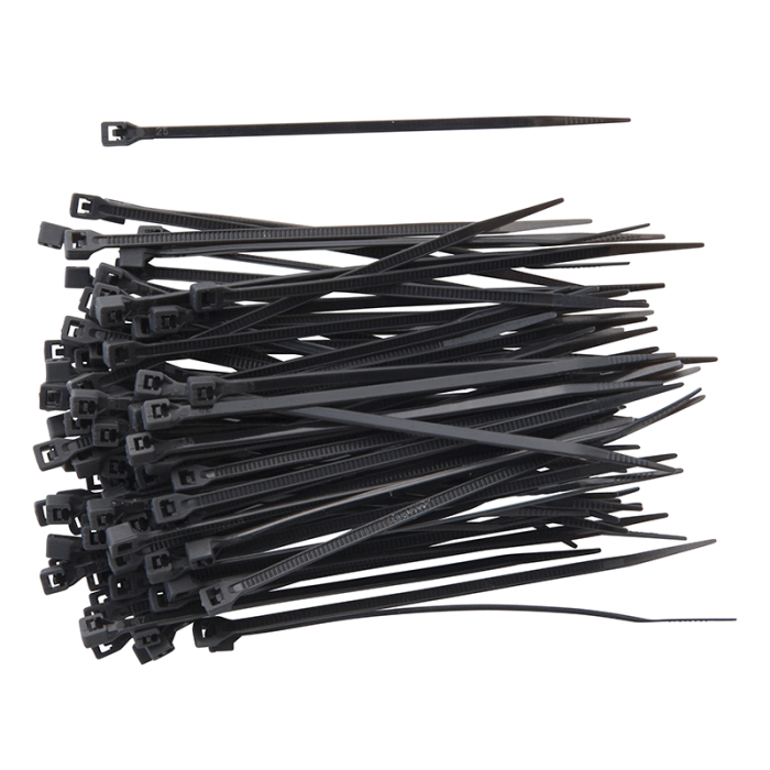 KABELSTRIPS 2,5X100MM 100 STK. SORT