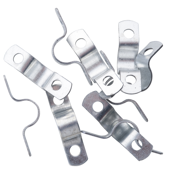 KABELBØJLE M/2 LAP. 12MM 10 STK.