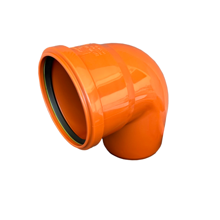 Kloakbøjning 110 mm 90 gr SN8