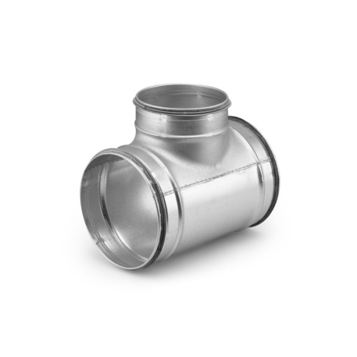 Ventilationsrør Plade T-rør Galvaniseret Fresh