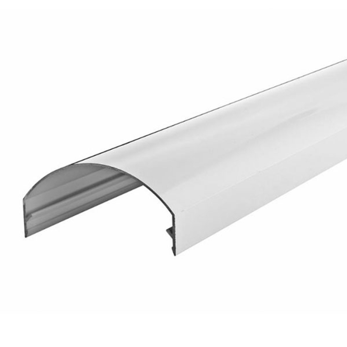 Alu-Dækprofil hvid - 6000 mm RIAS