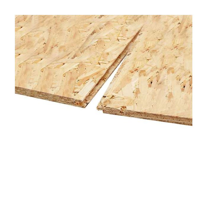 OSB/3 Plade Fer/Not 2 Sider Til tag/væg (kun Sjælland)