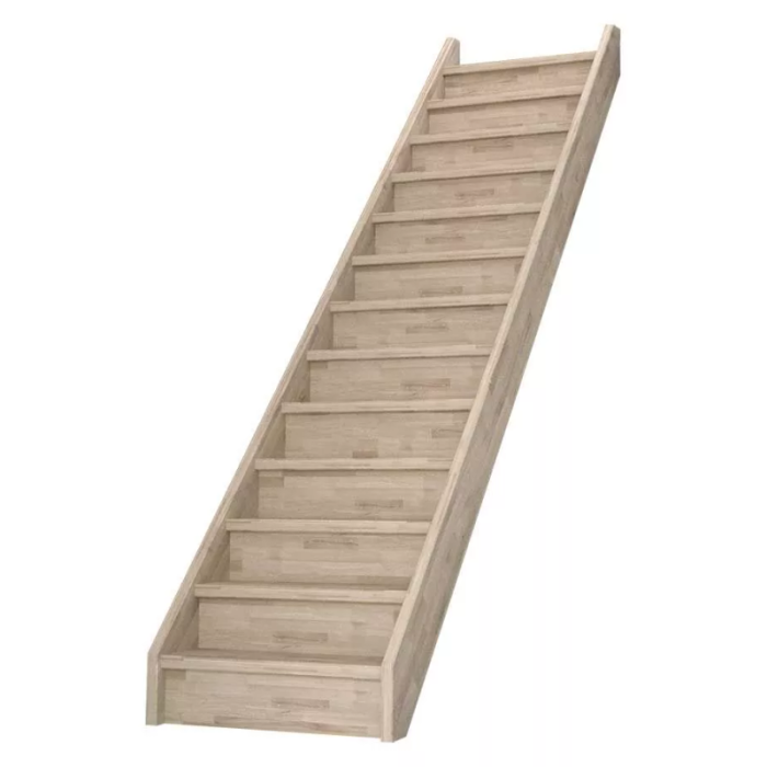 Trappe Helsinki uden rækværk 13 trin Dolle