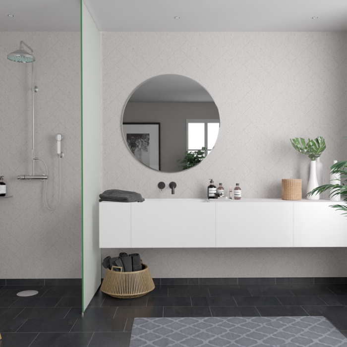 Vådrumspanel Marcato Sildeben 40x10cm 11x620x2400 mm Fibo