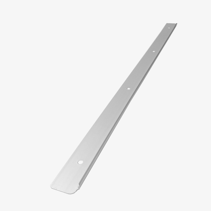 Afslutningsliste 30 mm Satin Sølv Wilsonart