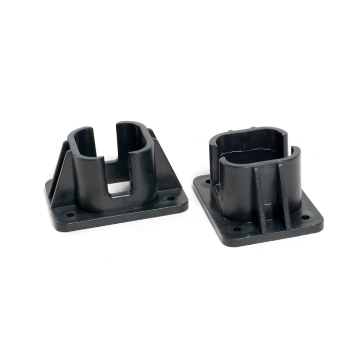 Stolpefod K100 Alu Design Sort Kirkedal