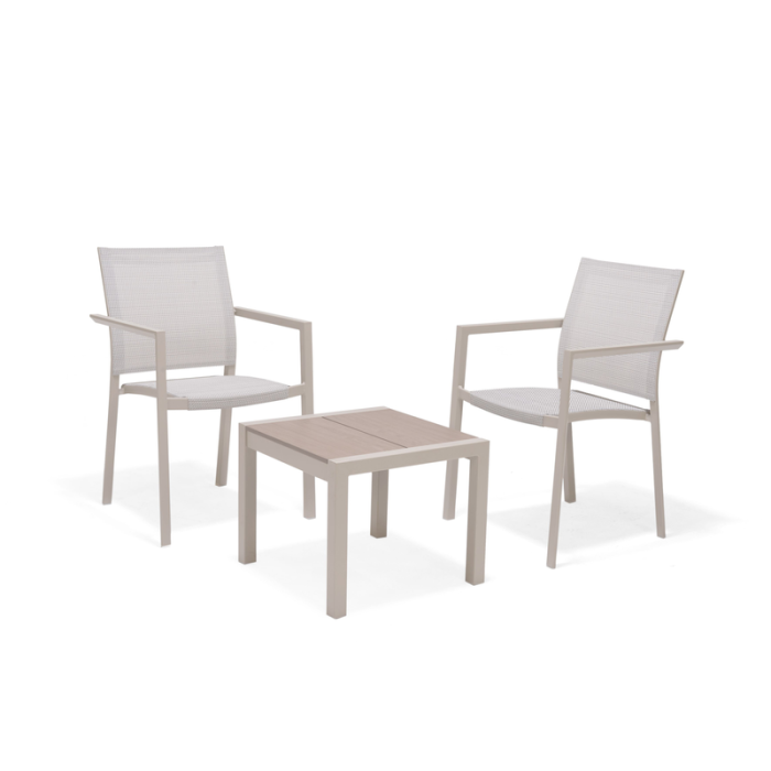 Udendørssæt Urbanite sidebord 50 + 2 carverstole Lifestyle Garden