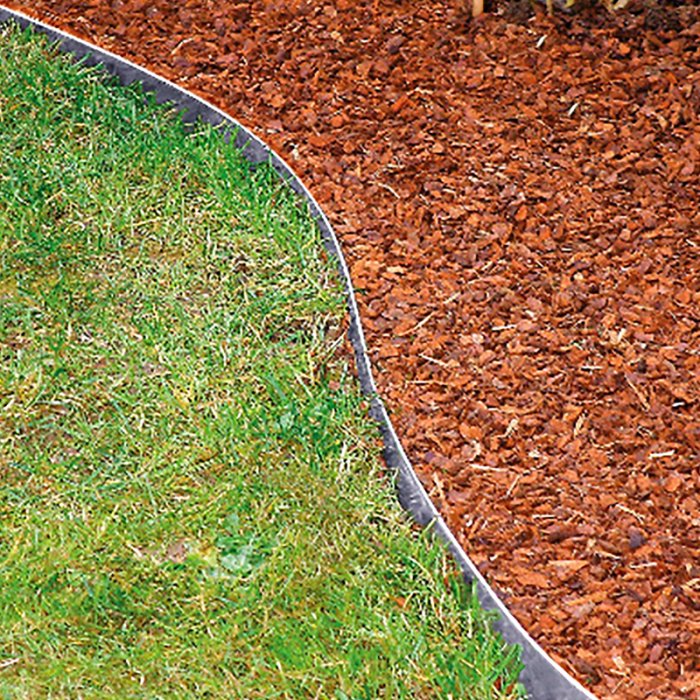 Rabatkant Metal 118 x 13 cm x 4 stk HORTUS