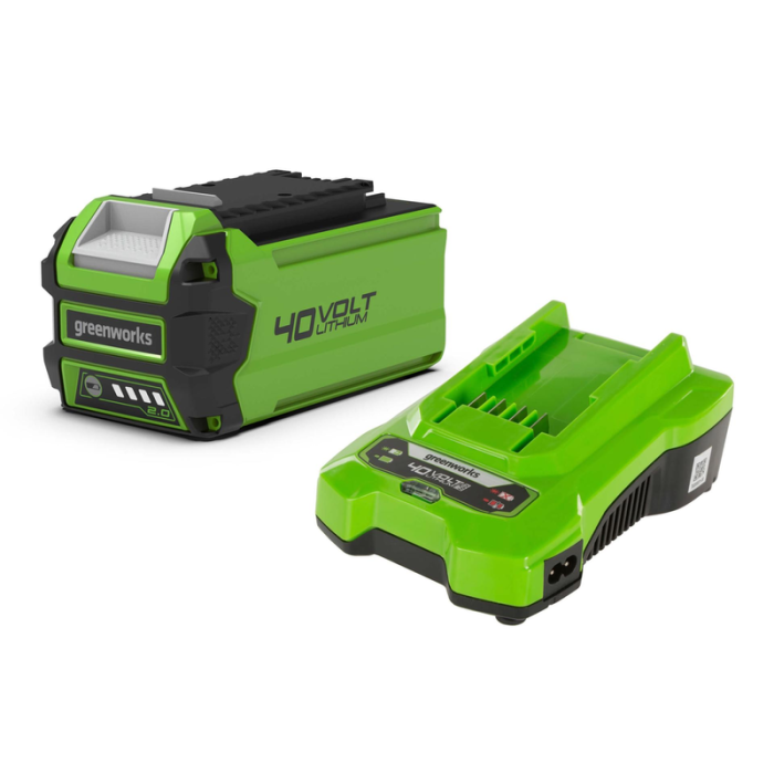 Startkit 40V 2Ah Batteri & Oplader Greenworks