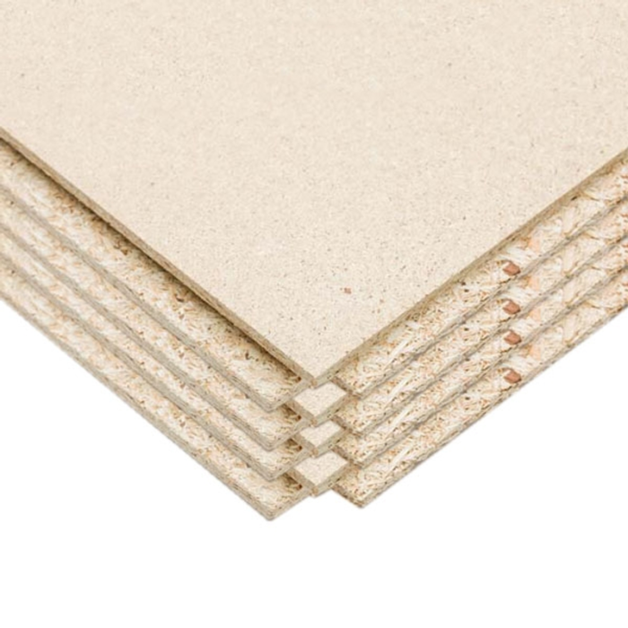 Spånplade Spaandex væg/gulv fer/not 4 sider 12 mm, 242x62 cm 55 pl/bdt NPI