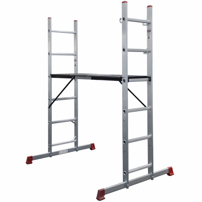 Stige-stillads Hobby 3-i-1 2x6 Trin - højde: 2,8 mtr JUMBO